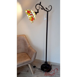 Stojací lampa Tiffany Rosalin - 40*27*152 cm / E27/60w