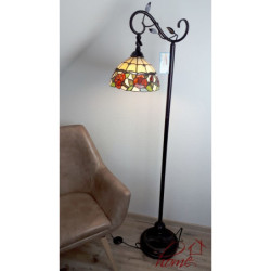Stojací lampa Tiffany Rosalin - 40*27*152 cm / E27/60w