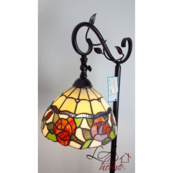 Stojací lampa Tiffany Rosalin - 40*27*152 cm / E27/60w