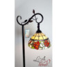 Stojací lampa Tiffany Rosalin - 40*27*152 cm / E27/60w