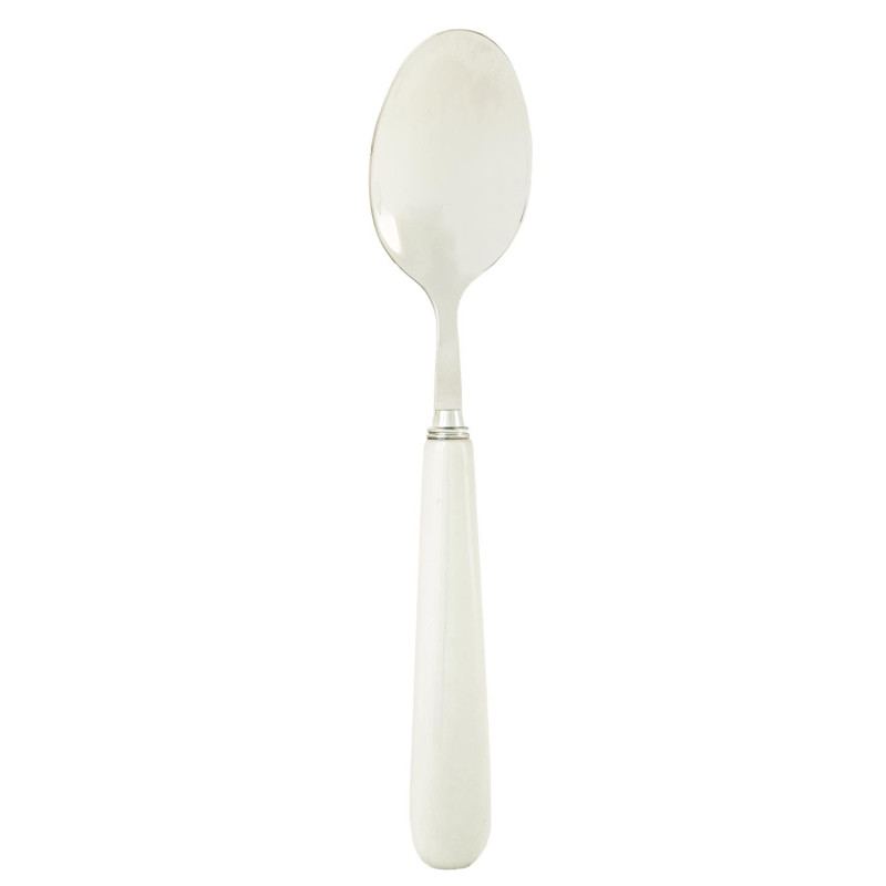 Polévková lžíce s bílou keramickou rukojetí - 20cm