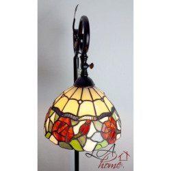 Stojací lampa Tiffany Rosalin - 40*27*152 cm / E27/60w