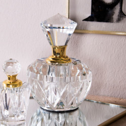 Malý flakón na parfém ze skla Cristal - 4 cm