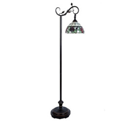 Stojací lampa Tiffany Rosalin - 40*27*152 cm / E27/60w