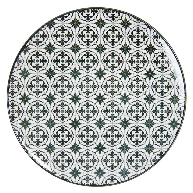 Černý jídelní talíř Blackor - Ø  26 cm