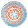 Azurovo-oranžová miska Azuré - Ø 13*6 cm