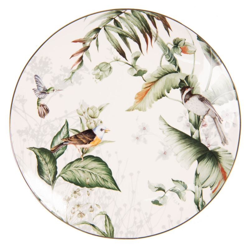 Dezertní talíř Tropical birds - Ø 20*2 cm