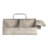 Plechový zásobník s boxy prase - 45*24*20 cm