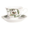 Porcelánový šálek s podšálkem Tropical birds - Ø 15*7 cm / 0,22L