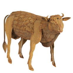 Kovová dekorace kráva - 42*18*35 cm