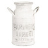 Bílá konev Farmers market - 15*26 cm