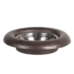 Miska v kovovém kruhovém stojanu - Ø 22*5 cm