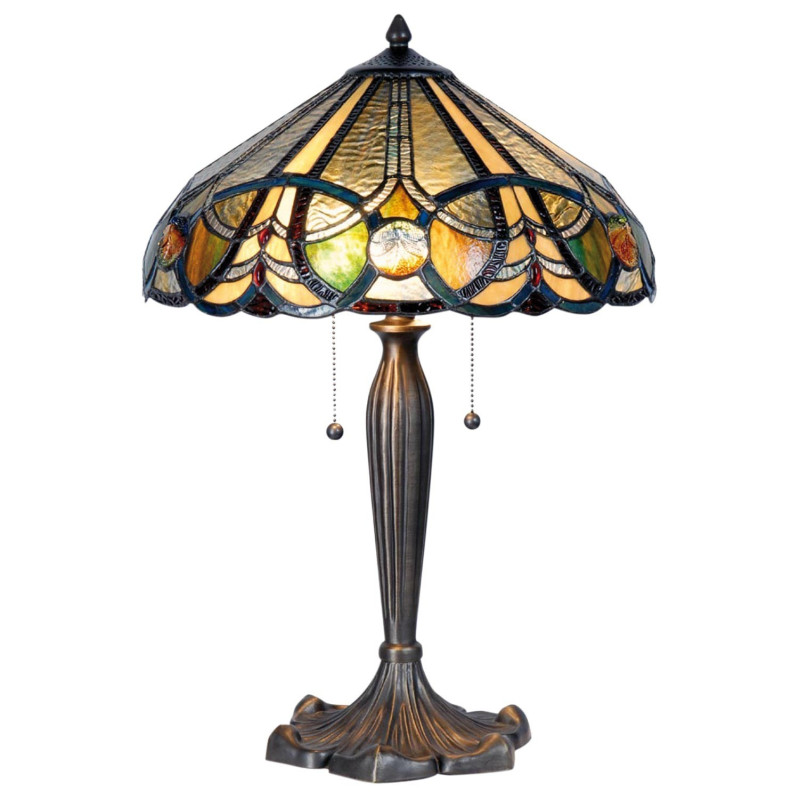 Stolní lampa Tiffany - 	Ø 41*61 cm 2x E27