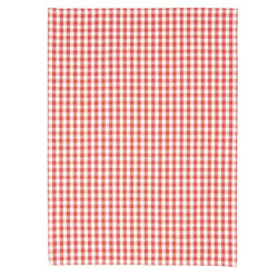 Červeno-bílá kostkovaná bavlněná utěrka Apple Yard - 50*70 cm