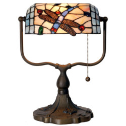 Stolní lampa Tiffany - 	27*20*36 cm 1x E27