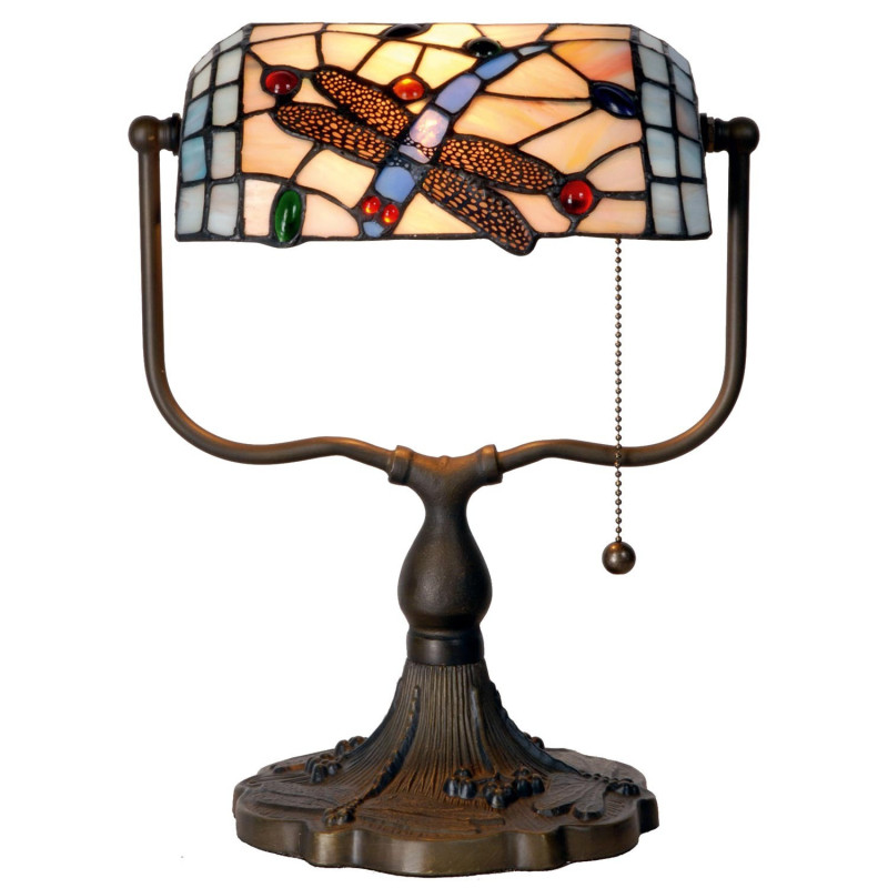 Stolní lampa Tiffany - 	27*20*36 cm 1x E27