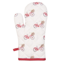 Kuchyňská bavlněná rukavice Red Bicycle - 16*30 cm