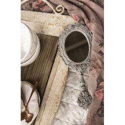 Měděná kovová dezertní lžička ve tvaru kytičky Floffy - 3*12 cm