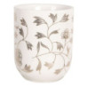 Porcelánový kalíšek na čaj s drobnými kvítky- ∅ 6*8 cm / 0,1L