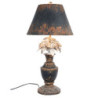 Kovová stolní vintage lampa s patinou - Ø 36*73 cm / E27 60W