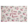 Podlahová rohožka Love grows here - 74*44*1 cm