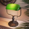 Zelená bankovní lampa tiffany Velves - 27*20*36 cm 1x E27 / max 60w
