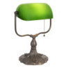 Zelená bankovní lampa tiffany Velves - 27*20*36 cm 1x E27 / max 60w