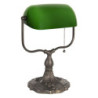 Zelená bankovní lampa tiffany Velves - 27*20*36 cm 1x E27 / max 60w