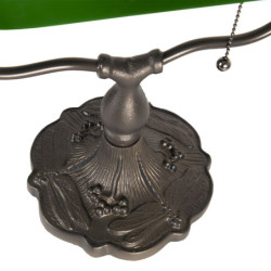 Zelená bankovní lampa tiffany Velves - 27*20*36 cm 1x E27 / max 60w