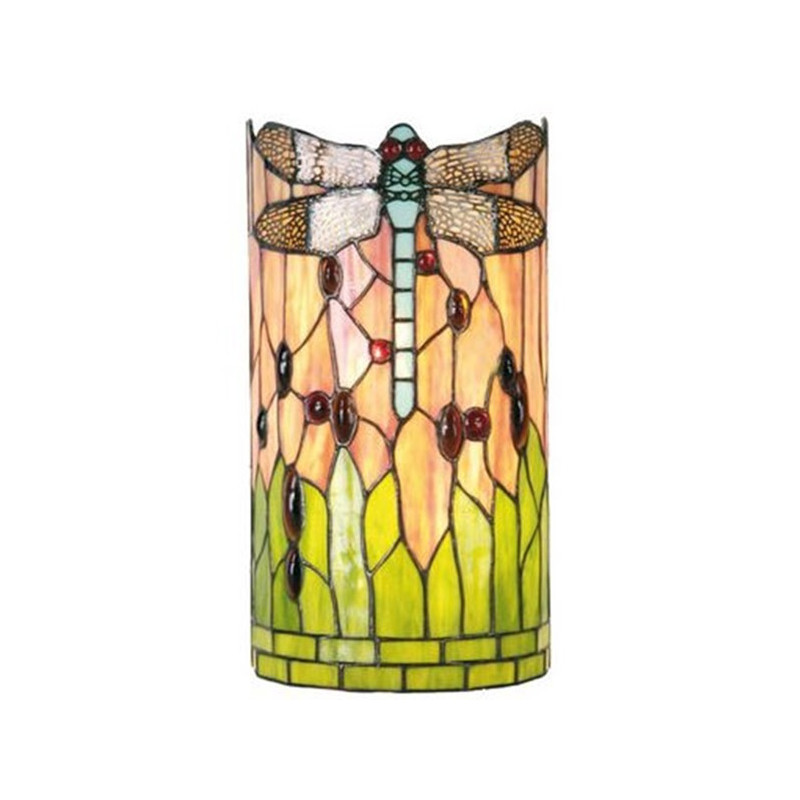Nástěnná lampa Tiffany Dragonfly - 20*11*36 cm 2x E14 / Max 40W