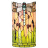Nástěnná lampa Tiffany Dragonfly - 20*11*36 cm 2x E14 / Max 40W