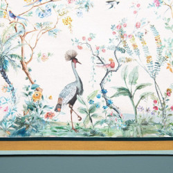 Kulatý ubrus na stůl Birds in Paradise - Ø 170 cm