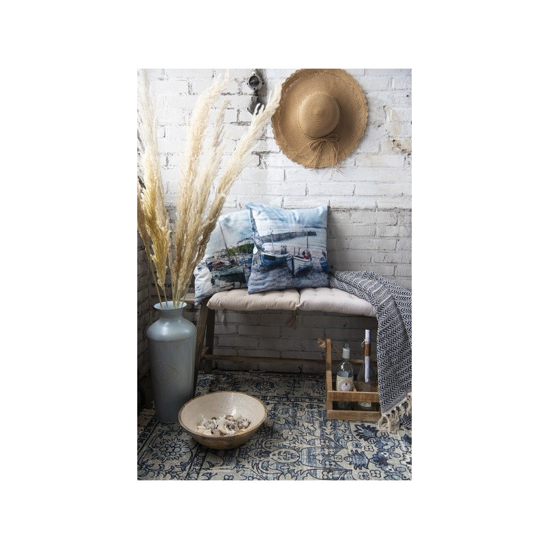 Dřevěná retro bedýnka na 3láhve s otvírákem - 32*11*32 cm