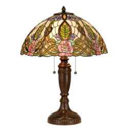 Stolní lampa Tiffany Rose - Ø 47*61cm