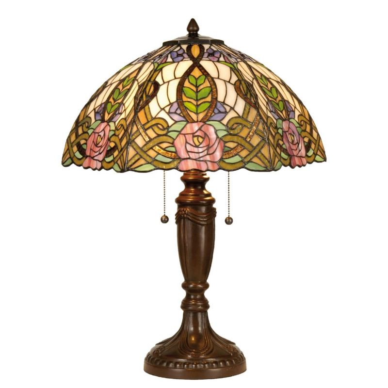 Stolní lampa Tiffany Rose - Ø 47*61cm