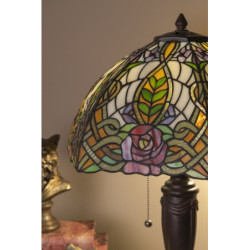 Stolní lampa Tiffany Rose - Ø 47*61cm