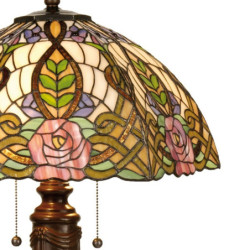 Stolní lampa Tiffany Rose - Ø 47*61cm