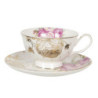 Porcelánový šálek s podšálkem Roses garden - 0,2L