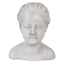Dekorační socha hlava ženy - 17*16*20 cm