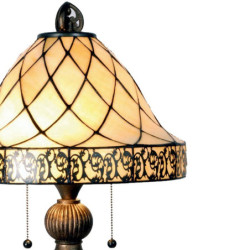 Stolní lampa Tiffany Filigree - Ø 36*62 cm