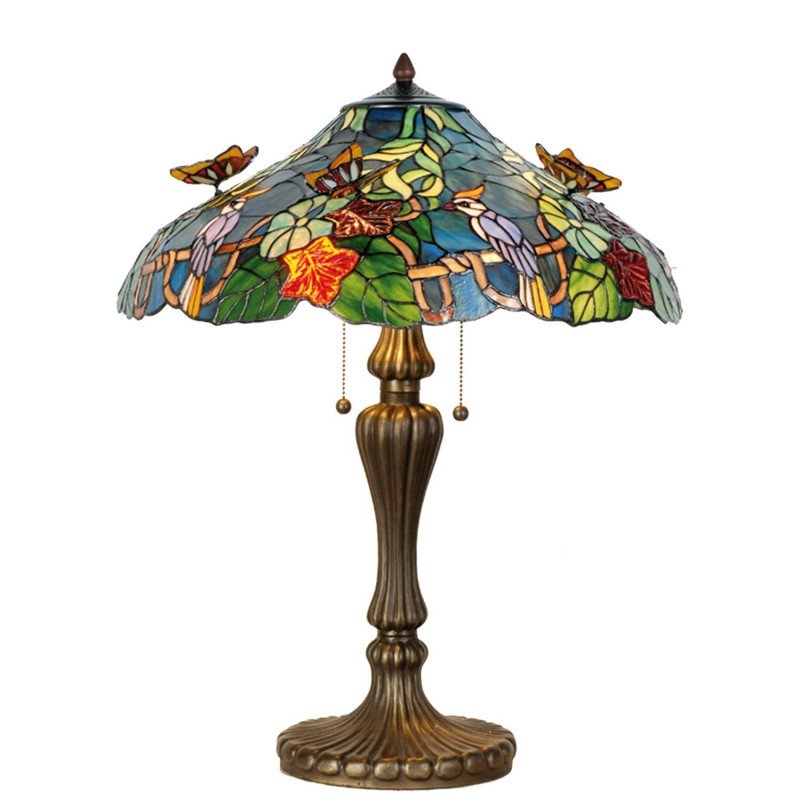 Stolní lampa Tiffany Butterfly - Ø 52*65 cm