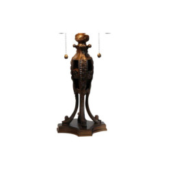 Stolní lampa Tiffany Dark dragonfly - Ø 42*64 cm