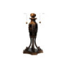 Stolní lampa Tiffany Dark dragonfly - Ø 42*64 cm