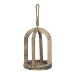 Dřevěná dekorační klec - Ø 19*27 cm