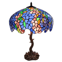 Stolní lampa Tiffany Arbre – Ø 43*61 cm E27/max 2*60W