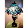 Stolní lampa Tiffany Peacock - Ø 40*68 cm