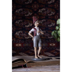 Dekorace stojící Pinocchio s kabelou - 11*9*30 cm