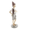 Dekorace stojící Pinocchio s kabelou - 11*9*30 cm