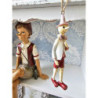 Dekorace sedící Pinocchio - 13*12*23 cm