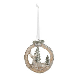 Závěsná dekorace ozdoba  Jelen - 7*2*8 cm